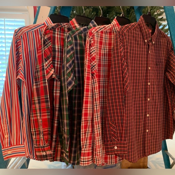 Other - EXCELLENT CONDITION Lot of 5 Boys Large Button Downs Ralph Lauren, JK, Izod!